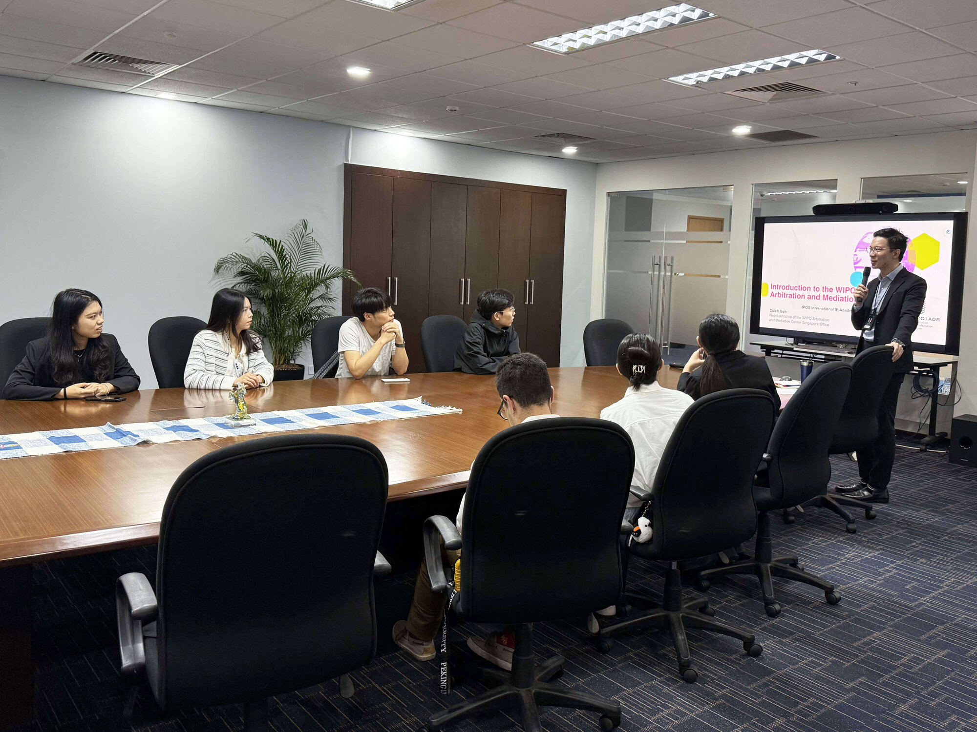 Mr Caleb Goh of the WIPO Arbitration and Mediation Center Singapore Office sharing his expertise on international IP dispute resolution.